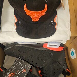 Air Jordan 6 “Reverse Infrared” 2026 Size 8 Men's + cap chicago bulls infrared